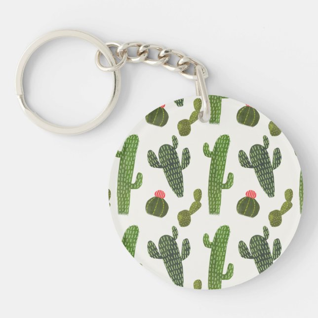 Llamarama Collection | Niedliche Kaktus Schlüsselanhänger (Vorderseite)