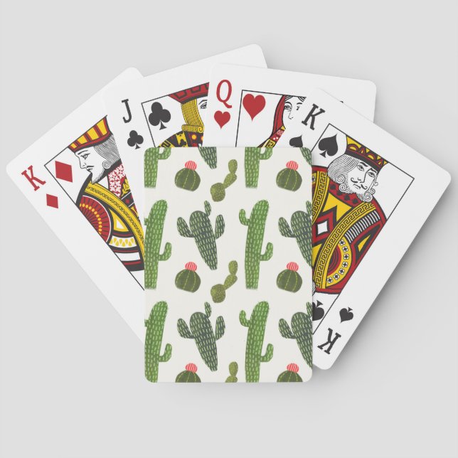 Llamarama Collection | Niedliche Kaktus Spielkarten (Rückseite)