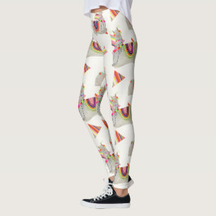 Llamarama Sammlungs-Muster II 2 Leggings