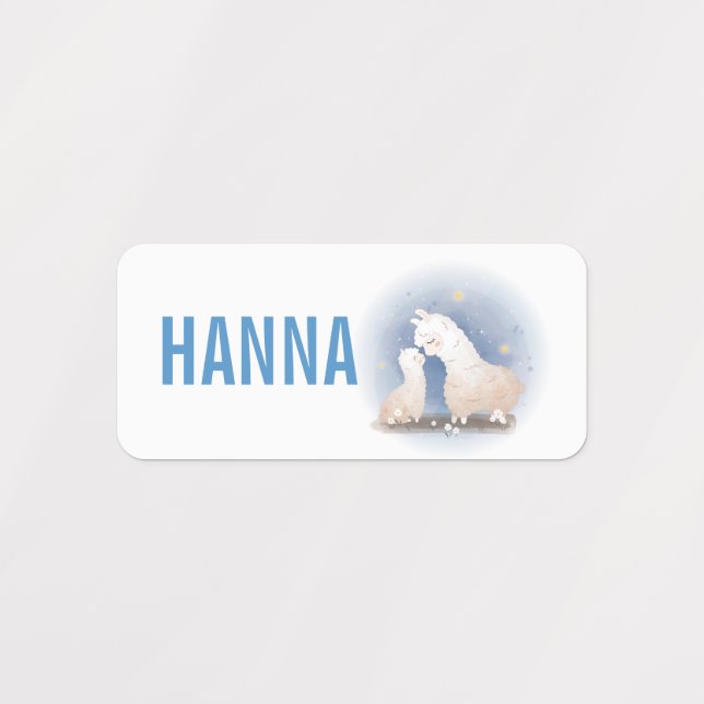 Llamas Etiketten (Design 1)