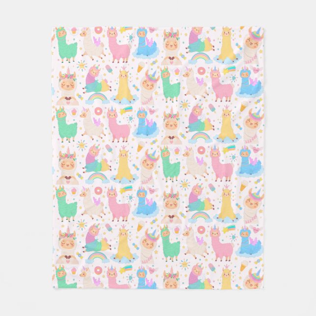 Llamas Fleecedecke (Vorderseite)