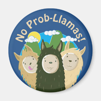 Llamas haben keine Prob-Llamas Magnet