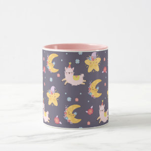 Llamas in der Sky-Tasse Tasse