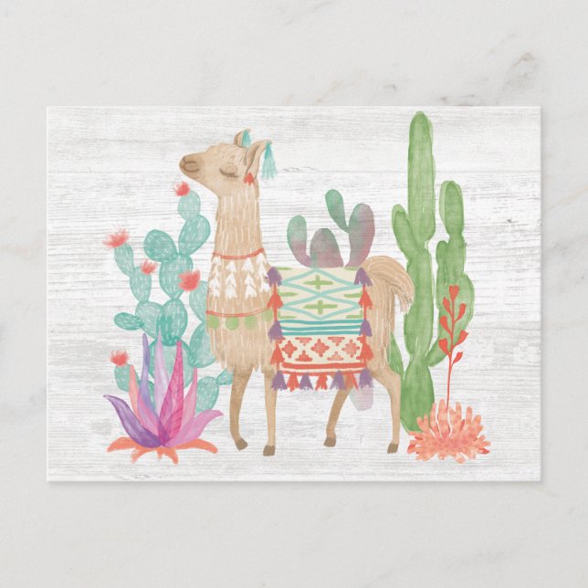 Llamas IV Postkarte (Vorderseite)