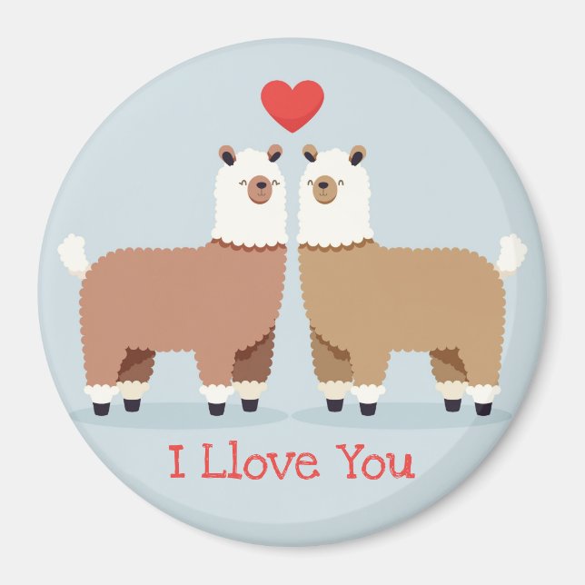 Llamas Magnet (Vorne)