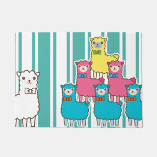 Llamas oder Alpacas? Alpacas oder Llamas? Fußmatte
