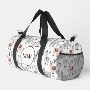 Llamas Pattern lächeln Duffle Bag