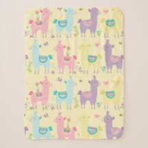 Llamas rosa, gelb, Lila, Niedlicher, bezaubernder 