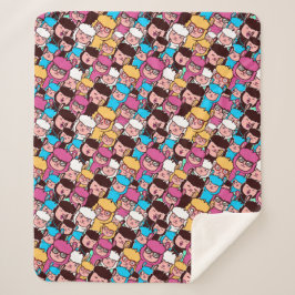 Llamas Sherpa Blanket Sherpadecke