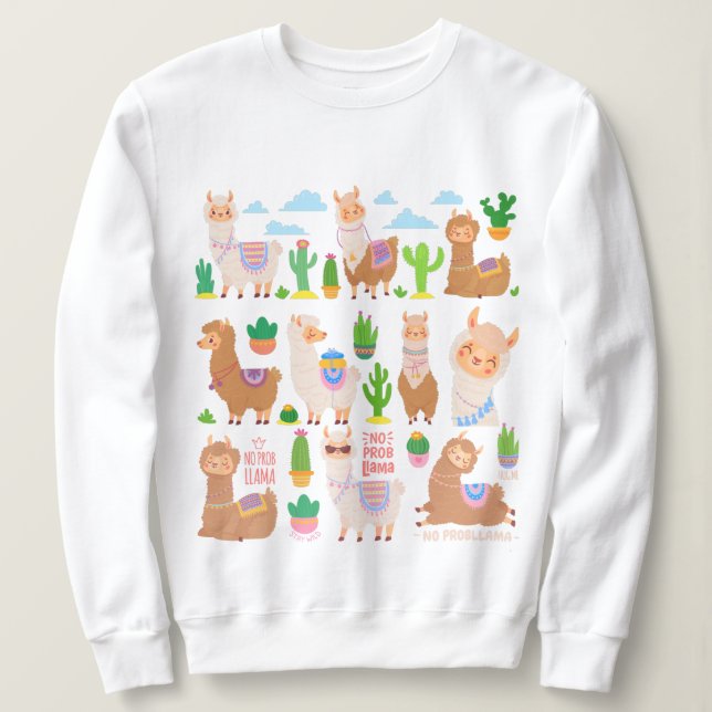Llamas Sweatshirt (Design vorne)