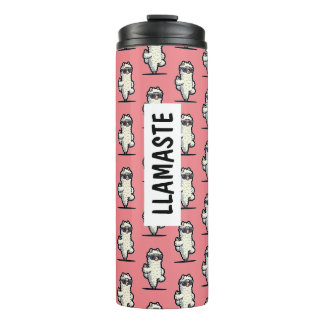Llamaste llama Yoga Thermosbecher