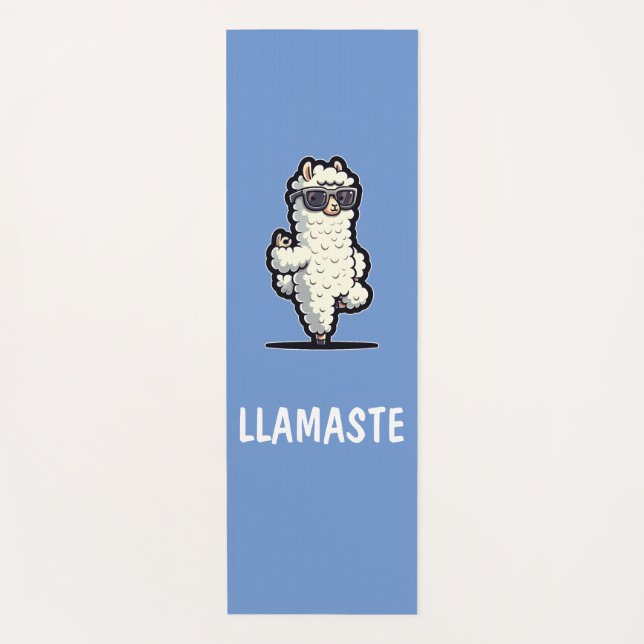 Llamaste llama Yoga Yogamatte (Vorderseite)
