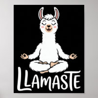 Llamaste Lustige Lama Yoga Meditation Namaste Wort
