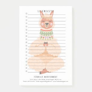 Llamaste Lustige Llama Personalisiert Post-it Klebezettel