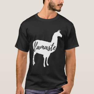 Llamaste Namaste Lama Alpaka Yoga Liebhaber Spaß T-Shirt