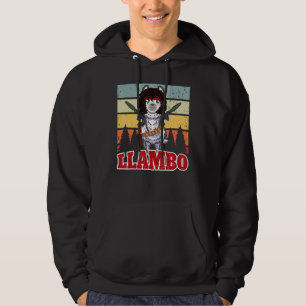 Llambo Military Llama Kommando Unglaublich witzig  Hoodie