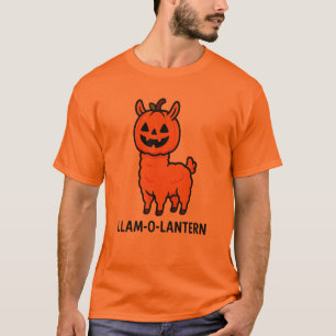 Llamo-o-Laterne Halloween T-Shirt