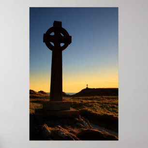 Llanddwyn Island Crosses, Anglesey, Wald Poster