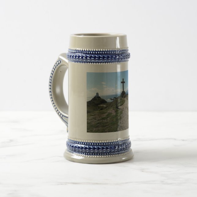 Llanddwyn Wales - Beer-Tasse Bierglas (Vorderseite Links)