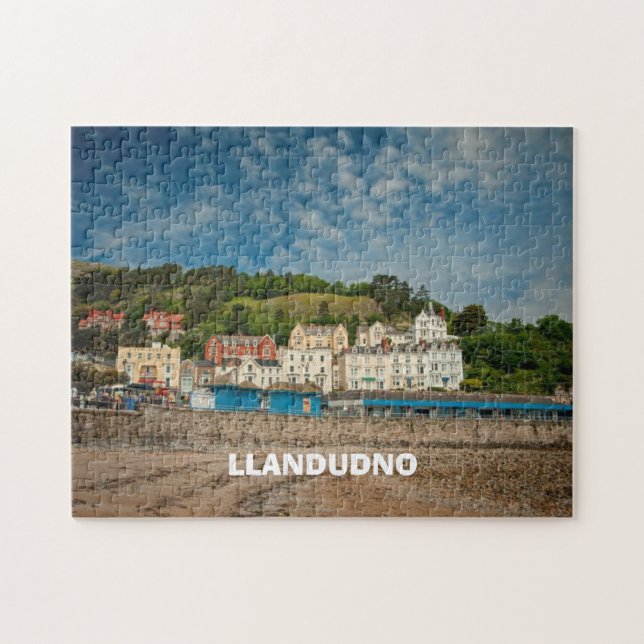 Llandudno Landschaftlich Coastal Beach View in Wal (Horizontal)