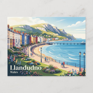 Llandudno Wales Postkarte