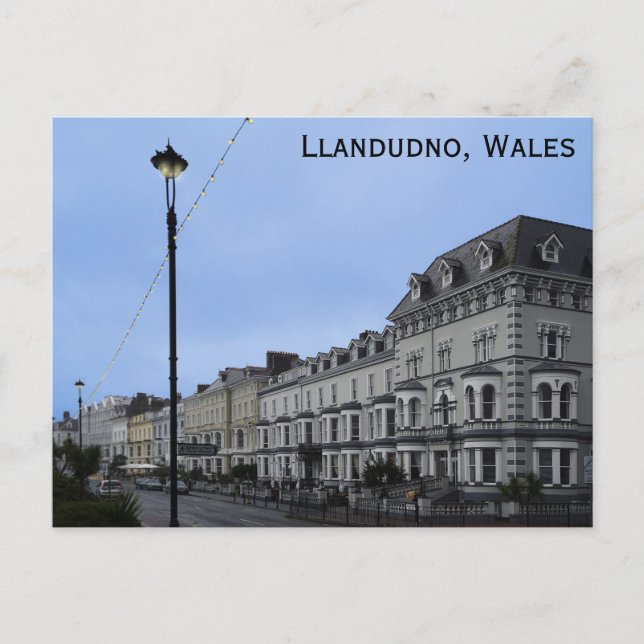 Llandudno Wales Welsh Travel Postkarte (Vorderseite)