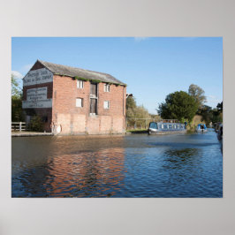 Llangollen Canal Ellesmere England Poster