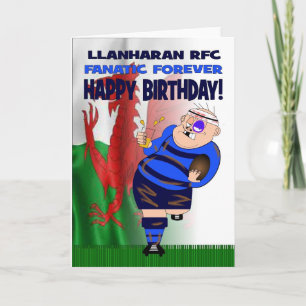 Llanharan RFC-Fanatiker-für immer Karte