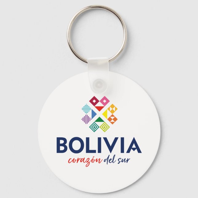 Llavero Bolivia corazón del sur Schlüsselanhänger (Vorderseite)