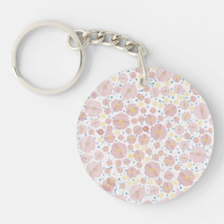 Llavero con divertido patrón floral schlüsselanhänger