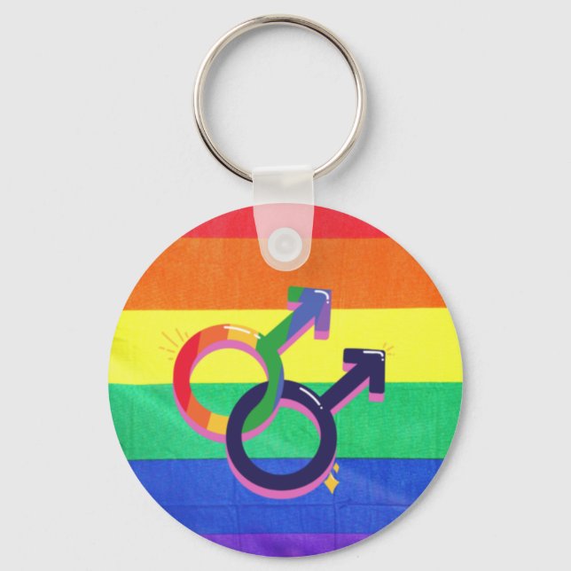Llavero del Orgullo gay Schlüsselanhänger (Vorderseite)