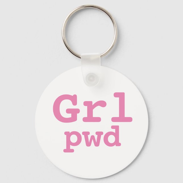 Llavero Grl pwd Schlüsselanhänger (Vorderseite)