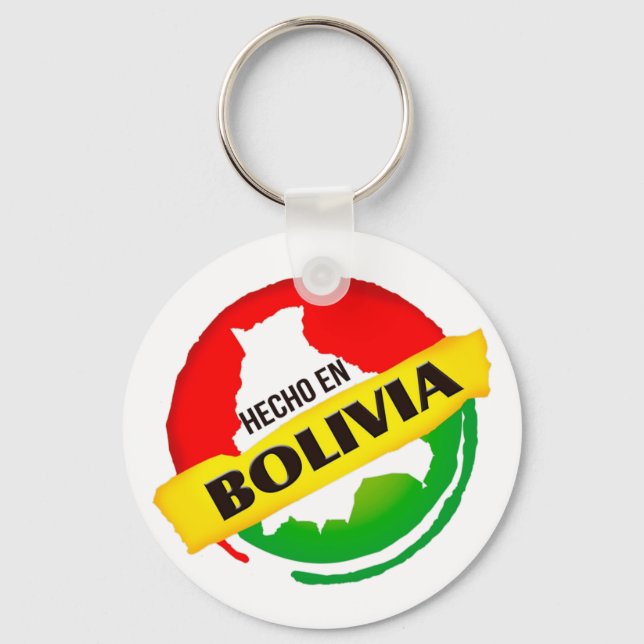 Llavero hecho en Bolivia Schlüsselanhänger (Vorderseite)