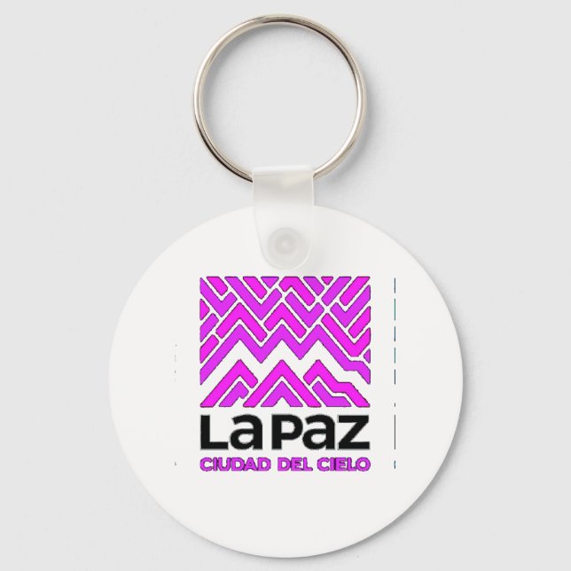 Llavero La Paz ciudad del cielo Schlüsselanhänger (Vorderseite)
