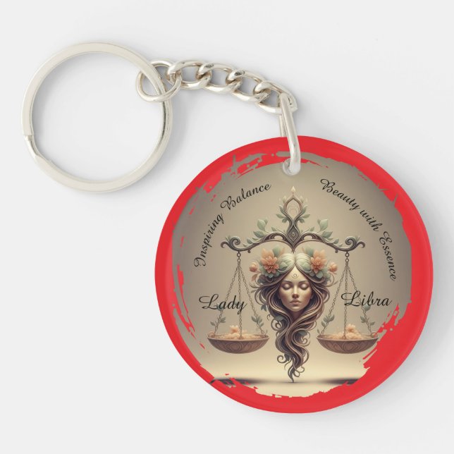 Llavero Lady Libra Schlüsselanhänger (Vorderseite)