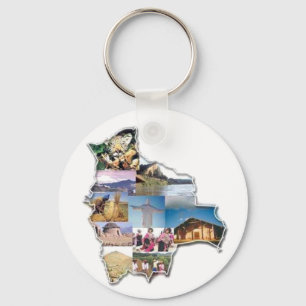 Llavero recuerdo de Bolivia Schlüsselanhänger