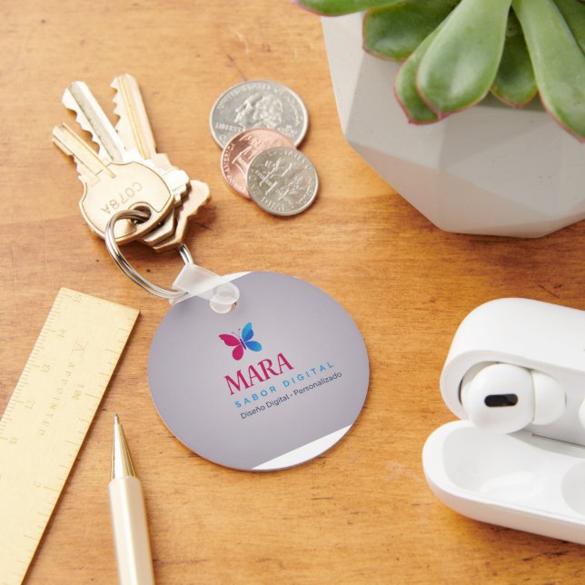 Llavero tipo chapa personalizado MARA Schlüsselanhänger (Schreibtisch)