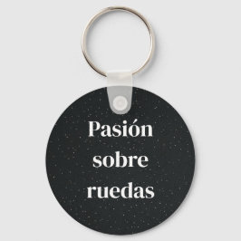 llavero vilianes con frase del mundo del motor  schlüsselanhänger