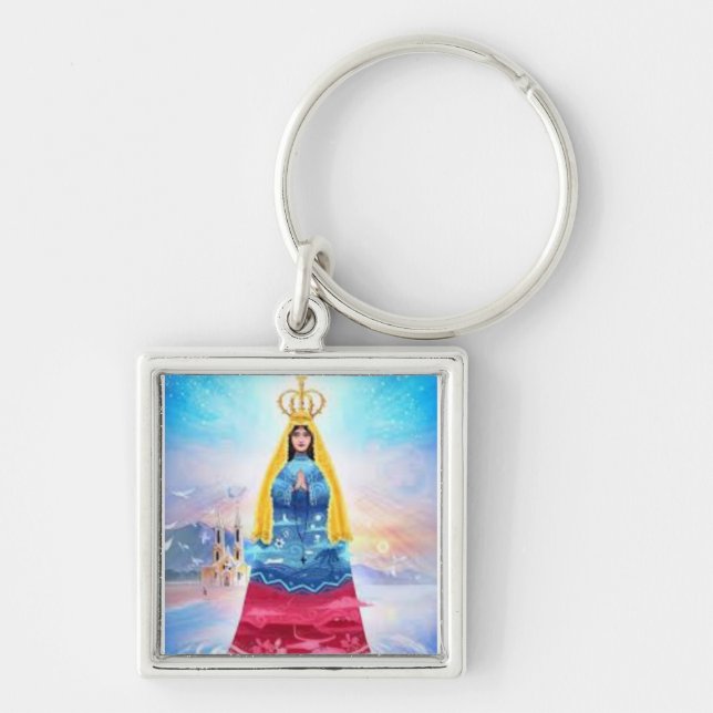 LLAVERO ,VIRGEN DEL VALLE Y BANDERA VENEZOLANA SCHLÜSSELANHÄNGER (Vorne)