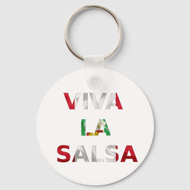 Llavero Viva la salsa Perú Schlüsselanhänger (Vorderseite)