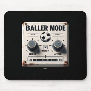 Ller-Modus - White Eroded Sign Attacke und verteid Mousepad