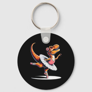 Llerina T-Rex tanzt  Schlüsselanhänger