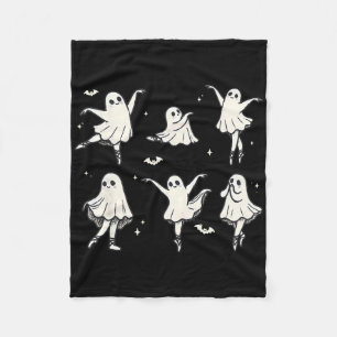 Llet Ghost Llet Dancer Spooky Tanz Kinder Hallowee Fleecedecke