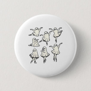 Llet Ghost Llet Dancer Spooky Tanzlehrerin Hallow Button