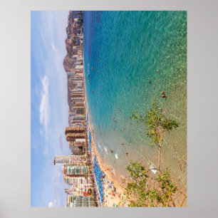 Llevant Beach, Benidorm, Costa Blanca, Spanien Poster