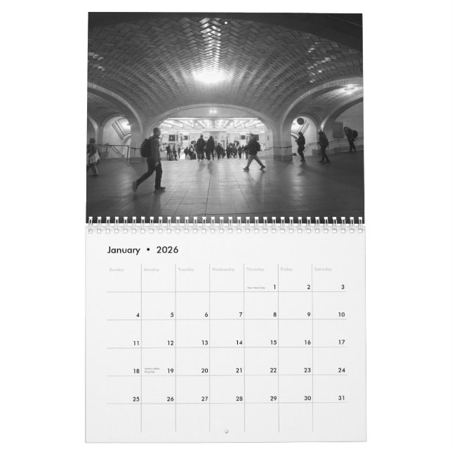 LLFA 2025 Calendrier de la photographie de rue (Jan 2026)