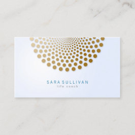 Llife Coach Business Card Circle Dots Motif Visitenkarte