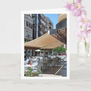 Lliria Plaza Portrait, Valencia, Spanien, Spanisch Karte