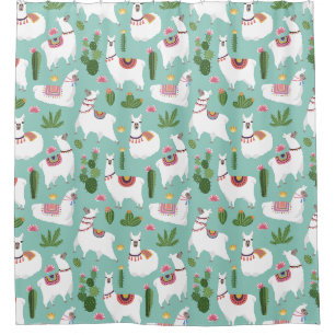 Lllama/Alpaca Duschvorhang