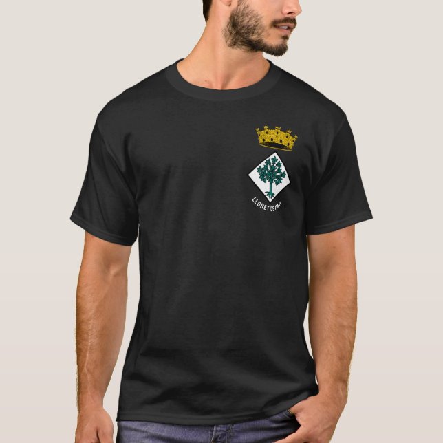 Lloret de Mar coat of arms T-Shirt (Vorderseite)